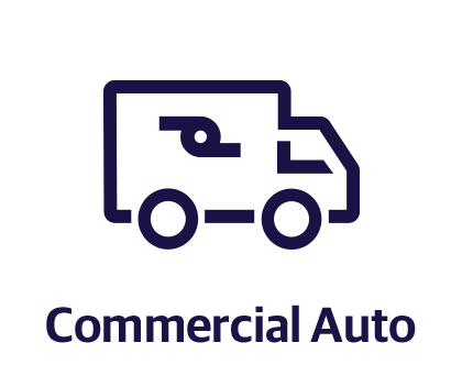 Illustration of a commercial truck - Commercial auto coverage